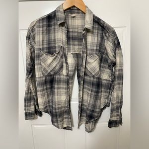 Free people flannel shirt